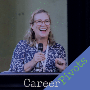 Career Pivots – Sam Smith speaking at conference
